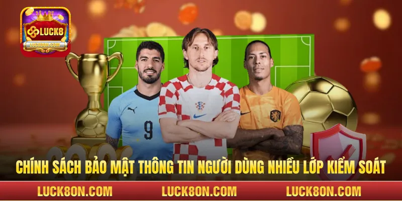  Chính sách bảo mật thông tin người dùng nhiều lớp kiểm soát tại LUCK8