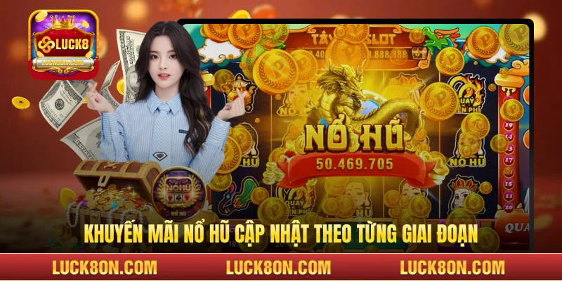 Khuyến mãi nổ hũ cập nhật theo từng giai đoạn